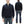 Whitesville Men's Collared Half-Zip Sweatshirt - Heavyweight Loopwheel Fleece, Made in Japan, Vintage-Inspired Athletic Wear (Toyo Enterprises WV69641 119 Black)
