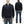 Load image into Gallery viewer, Whitesville Men&#39;s Collared Half-Zip Sweatshirt - Heavyweight Loopwheel Fleece, Made in Japan, Vintage-Inspired Athletic Wear (Toyo Enterprises WV69641 119 Black)
