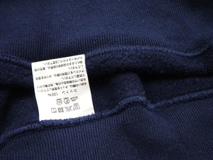 Whitesville Men's Collared Half-Zip Sweatshirt - Heavyweight Loopwheel Fleece, Made in Japan, Vintage-Inspired Athletic Wear (Toyo Enterprises WV69641 128 Navy)