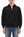 Whitesville Men's Collared Half-Zip Sweatshirt, Heavyweight 100% Cotton with Brushed Interior, Tubular Body, Long Sleeves, Made in Japan (Toyo Enterprises WV69641 119 Black)