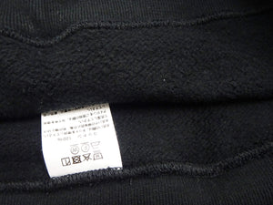 Whitesville Men's Collared Half-Zip Sweatshirt, Heavyweight 100% Cotton with Brushed Interior, Tubular Body, Long Sleeves, Made in Japan (Toyo Enterprises WV69641 119 Black)