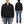 Whitesville Men's Collared Half-Zip Sweatshirt, Heavyweight 100% Cotton with Brushed Interior, Tubular Body, Long Sleeves, Made in Japan (Toyo Enterprises WV69641 119 Black)