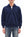 Whitesville Men's Collared Half-Zip Sweatshirt, Heavyweight 100% Cotton with Brushed Interior, Tubular Body, Long Sleeves, Made in Japan (Toyo Enterprises WV69641 128 Navy)