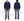 Whitesville Men's Collared Half-Zip Sweatshirt, Heavyweight 100% Cotton with Brushed Interior, Tubular Body, Long Sleeves, Made in Japan (Toyo Enterprises WV69641 128 Navy)