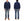 Whitesville Men's Collared Half-Zip Sweatshirt, Heavyweight 100% Cotton with Brushed Interior, Tubular Body, Long Sleeves, Made in Japan (Toyo Enterprises WV69641 128 Navy)