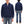 Whitesville Men's Collared Half-Zip Sweatshirt, Heavyweight 100% Cotton with Brushed Interior, Tubular Body, Long Sleeves, Made in Japan (Toyo Enterprises WV69641 128 Navy)