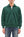 Whitesville Men's Collared Half-Zip Sweatshirt, Heavyweight 100% Cotton with Brushed Interior, Tubular Body, Long Sleeves, Made in Japan (Toyo Enterprises WV69641 145 Green)
