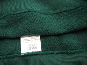 Whitesville Men's Collared Half-Zip Sweatshirt, Heavyweight 100% Cotton with Brushed Interior, Tubular Body, Long Sleeves, Made in Japan (Toyo Enterprises WV69641 145 Green)