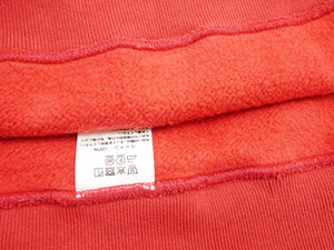 Whitesville Men's Collared Half-Zip Sweatshirt, Heavyweight 100% Cotton with Brushed Interior, Tubular Body, Long Sleeves, Made in Japan (Toyo Enterprises WV69641 165 Red)