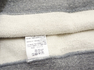 Whitesville Men's Collared Half-Zip Sweatshirt, Heavyweight 100% Cotton with Brushed Interior, Tubular Body, Long Sleeves, Made in Japan (Toyo Enterprises WV69641 113 Heather Gray)