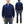 Whitesville Men's Collared Half-Zip Sweatshirt - Heavyweight Loopwheel Fleece, Made in Japan, Vintage-Inspired Athletic Wear (Toyo Enterprises WV69641 128 Navy)