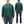 Whitesville Men's Collared Half-Zip Sweatshirt - Heavyweight Loopwheel Fleece, Made in Japan, Vintage-Inspired Athletic Wear (Toyo Enterprises WV69641 145 Green)