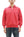 Whitesville Men's Collared Half-Zip Sweatshirt - Heavyweight Loopwheel Fleece, Made in Japan, Vintage-Inspired Athletic Wear (Toyo Enterprises WV69641 165 Red)