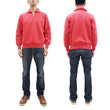 Load image into Gallery viewer, Whitesville Men&#39;s Collared Half-Zip Sweatshirt - Heavyweight Loopwheel Fleece, Made in Japan, Vintage-Inspired Athletic Wear (Toyo Enterprises WV69641 165 Red)
