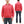 Whitesville Men's Collared Half-Zip Sweatshirt - Heavyweight Loopwheel Fleece, Made in Japan, Vintage-Inspired Athletic Wear (Toyo Enterprises WV69641 165 Red)