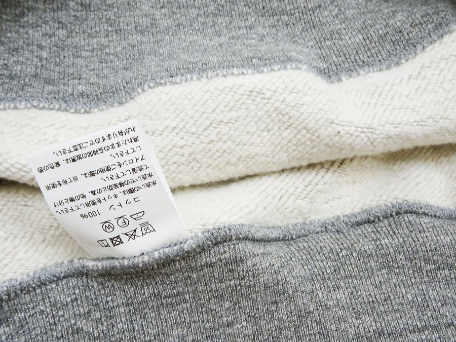 Whitesville Men's Collared Half-Zip Sweatshirt - Heavyweight Loopwheel Fleece, Made in Japan, Vintage-Inspired Athletic Wear (Toyo Enterprises WV69641 113 Heather Gray)