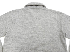 Whitesville Men's Collared Half-Zip Sweatshirt - Heavyweight Loopwheel Fleece, Made in Japan, Vintage-Inspired Athletic Wear (Toyo Enterprises WV69641 113 Heather Gray)