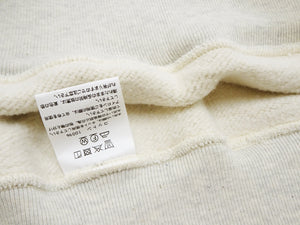 Whitesville Men's Collared Half-Zip Sweatshirt - Heavyweight Loopwheel Fleece, Made in Japan, Vintage-Inspired Athletic Wear (Toyo Enterprises WV69641 131 Oatmeal)