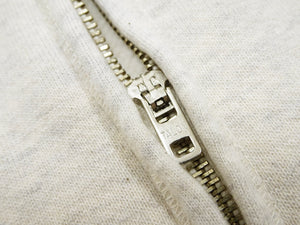 Whitesville Men's Collared Half-Zip Sweatshirt - Heavyweight Loopwheel Fleece, Made in Japan, Vintage-Inspired Athletic Wear (Toyo Enterprises WV69641 131 Oatmeal)
