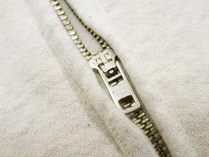 Whitesville Men's Collared Half-Zip Sweatshirt - Heavyweight Loopwheel Fleece, Made in Japan, Vintage-Inspired Athletic Wear (Toyo Enterprises WV69641 131 Oatmeal)