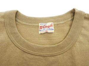Whitesville Men's Plain Pocket T-Shirt - Short Sleeve Crewneck Loopwheel Tee (One-Wash) WV78932 by Toyo Enterprises 133 Beige
