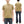 Whitesville Men's Plain Pocket T-Shirt - Short Sleeve Crewneck Loopwheel Tee (One-Wash) WV78932 by Toyo Enterprises 133 Beige