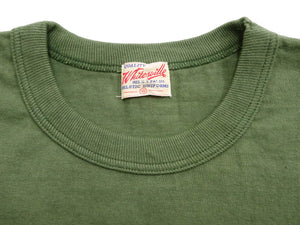 Whitesville Men's Plain Pocket T-Shirt - Short Sleeve Crewneck Loopwheel Tee (One-Wash) WV78932 by Toyo Enterprises 149 Olive