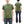 Whitesville Men's Plain Pocket T-Shirt - Short Sleeve Crewneck Loopwheel Tee (One-Wash) WV78932 by Toyo Enterprises 149 Olive