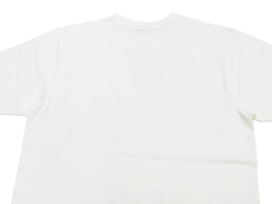 Whitesville Men's Plain Pocket T-Shirt - Short Sleeve Crewneck Loopwheel Tee (One-Wash) WV78932 by Toyo Enterprises 105 Off-White