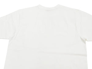 Whitesville Men's Plain Pocket T-Shirt - Short Sleeve Crewneck Loopwheel Tee (One-Wash) WV78932 by Toyo Enterprises 105 Off-White