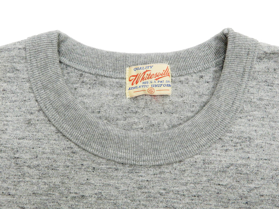 Whitesville Men's Plain Pocket T-Shirt - Short Sleeve Crewneck Loopwheel Tee (One-Wash) WV78932 by Toyo Enterprises 113 Heather-Grey