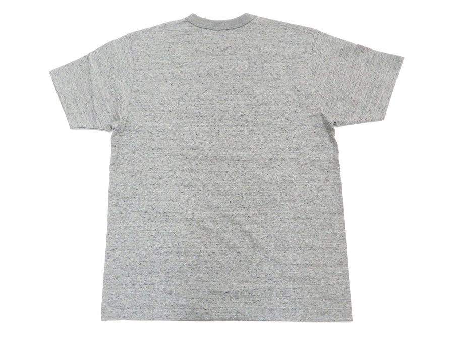 Whitesville Men's Plain Pocket T-Shirt - Short Sleeve Crewneck Loopwheel Tee (One-Wash) WV78932 by Toyo Enterprises 113 Heather-Grey