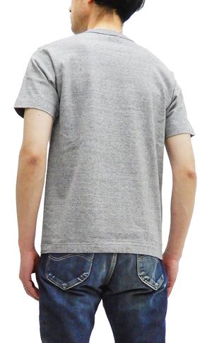 Whitesville Men's Plain Pocket T-Shirt - Short Sleeve Crewneck Loopwheel Tee (One-Wash) WV78932 by Toyo Enterprises 113 Heather-Grey