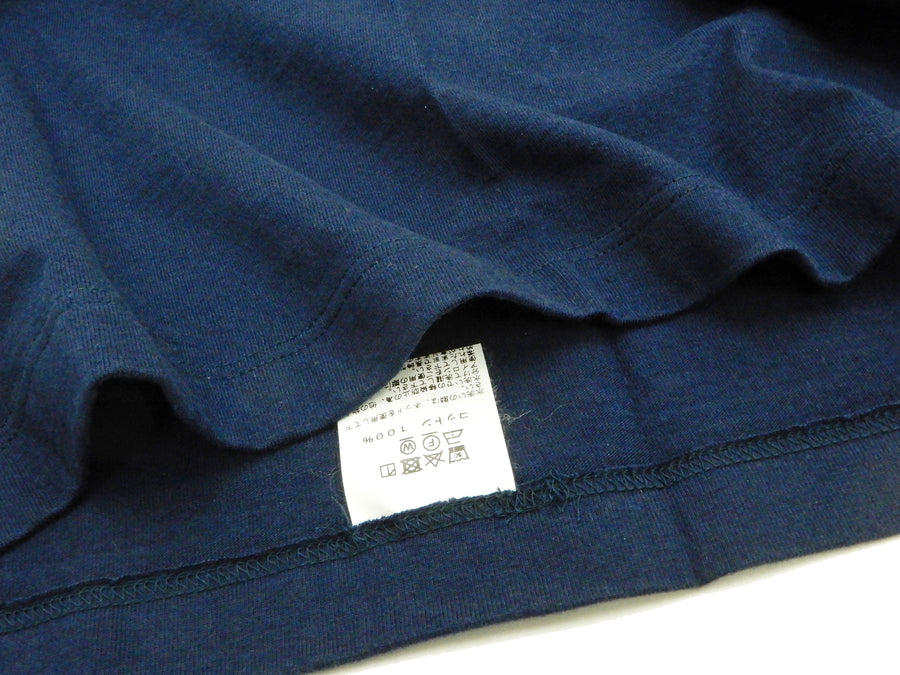 Whitesville Men's Plain Pocket T-Shirt - Short Sleeve Crewneck Loopwheel Tee (One-Wash) WV78932 by Toyo Enterprises 128 Navy-Blue
