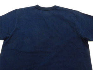 Whitesville Men's Plain Pocket T-Shirt - Short Sleeve Crewneck Loopwheel Tee (One-Wash) WV78932 by Toyo Enterprises 128 Navy-Blue