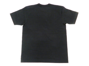 Whitesville Men's Plain Pocket T-Shirt - Short Sleeve Crewneck Loopwheel Tee (One-Wash) WV78932 by Toyo Enterprises 119 Black