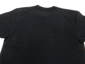 Whitesville Men's Plain Pocket T-Shirt - Short Sleeve Crewneck Loopwheel Tee (One-Wash) WV78932 by Toyo Enterprises 119 Black