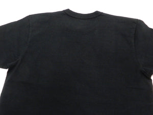 Whitesville Men's Plain Pocket T-Shirt - Short Sleeve Crewneck Loopwheel Tee (One-Wash) WV78932 by Toyo Enterprises 119 Black