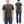 Whitesville Men's Short Sleeve Pigment-Dyed Pocket T-Shirt, Heavyweight Tubular Cotton Jersey Plain Tee, Made in Japan by Toyo Enterprises (WV79531 119 Faded Black)