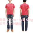 Load image into Gallery viewer, Whitesville Men's Short Sleeve Pigment-Dyed Pocket T-Shirt, Heavyweight Tubular Cotton Jersey Plain Tee, Made in Japan by Toyo Enterprises (WV79531 165 Faded Red)
