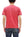 Whitesville Men's Short Sleeve Pigment-Dyed Pocket T-Shirt, Heavyweight Tubular Cotton Jersey Plain Tee, Made in Japan by Toyo Enterprises (WV79531 165 Faded Red)