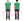 Whitesville Men's Short Sleeve Pigment-Dyed Pocket T-Shirt, Heavyweight Tubular Cotton Jersey Plain Tee, Made in Japan by Toyo Enterprises (WV79531 144 Faded Kelly Green)