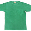 Load image into Gallery viewer, Whitesville Men's Short Sleeve Pigment-Dyed Pocket T-Shirt, Heavyweight Tubular Cotton Jersey Plain Tee, Made in Japan by Toyo Enterprises (WV79531 144 Faded Kelly Green)

