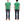 Whitesville Men's Short Sleeve Pigment-Dyed Pocket T-Shirt, Heavyweight Tubular Cotton Jersey Plain Tee, Made in Japan by Toyo Enterprises (WV79531 144 Faded Kelly Green)