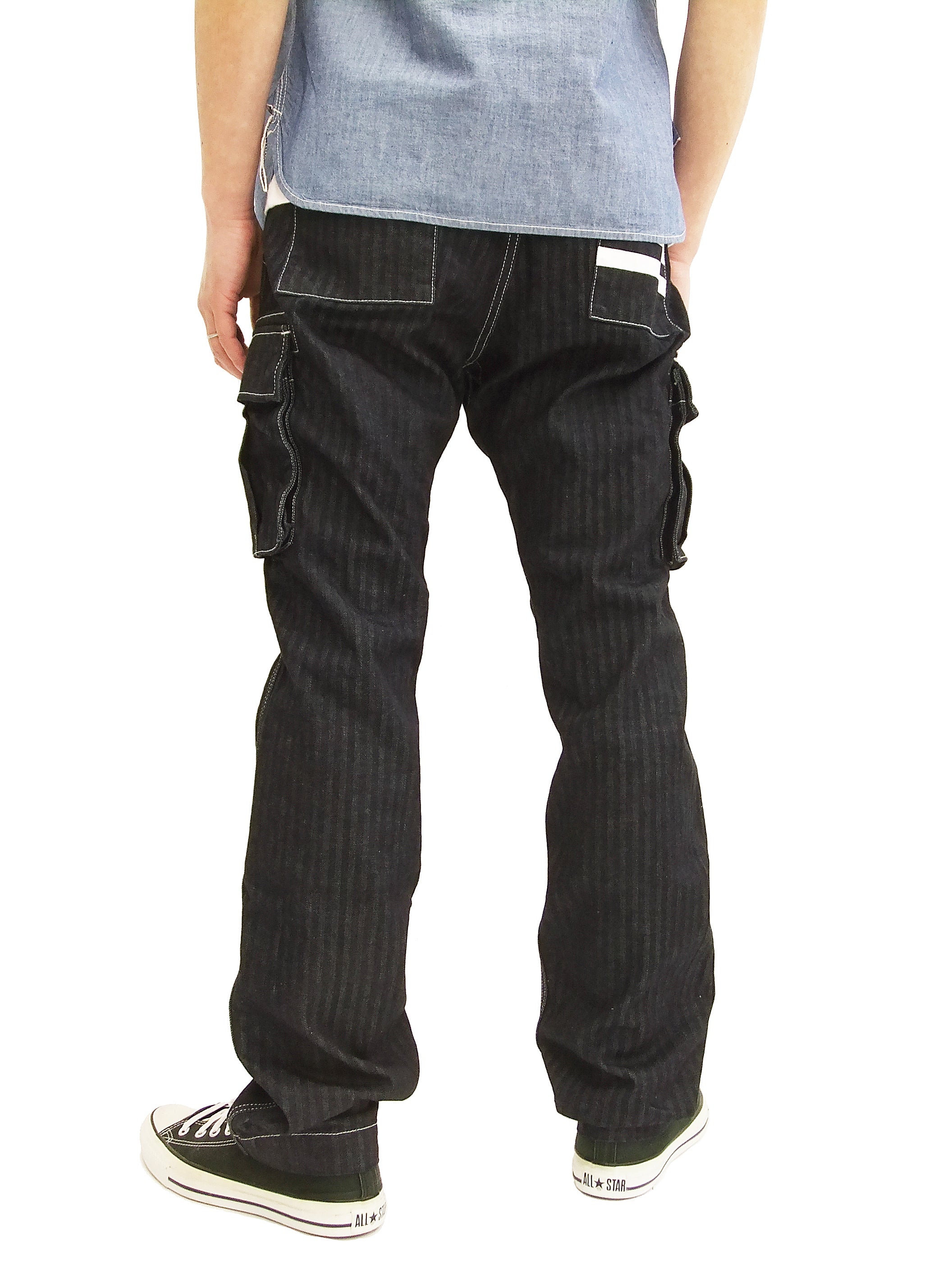 Name. 18aw WASHED DENIM WIDE CARGO