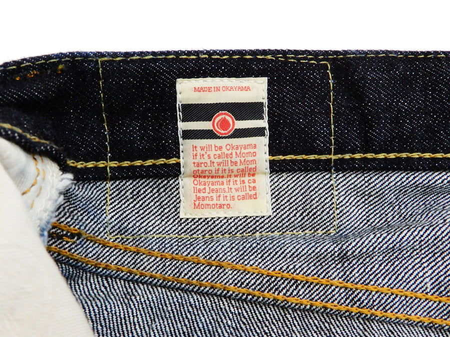 Momotaro Jeans Men's Slimmer Fit One Washed Japanese Denim Pants 