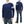 Load image into Gallery viewer, Momotaro Jeans Waffle Shirt Men&#39;s Long Sleeve Waffle-Knit Thermal T-Shirt with Stripe MZTS0079 Navy-Blue
