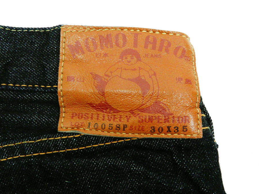 Momotaro Jeans Men's Regular Fit One Washed Japanese Denim Pants with GTB 1005SP