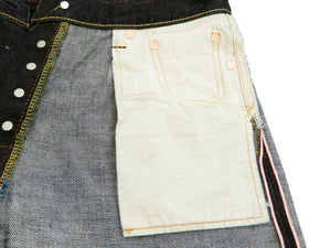 Momotaro Jeans Men's Regular Fit One Washed Japanese Denim Pants with GTB 1005SP