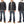 Load image into Gallery viewer, Pherrow&#39;s Wool Plaid Shirt Jacket Men&#39;s Shacket with Lightweight Lining Pherrows 21W-PCSJ2 Gray/Black
